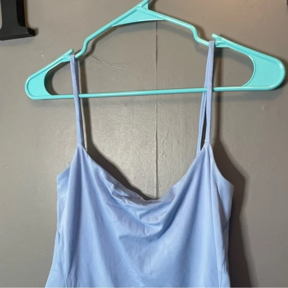Lululemon Wundermost Ultra-Soft Nulu Spaghetti-Strap Cami Tank Sinatra blue Med - Picture 7 of 12